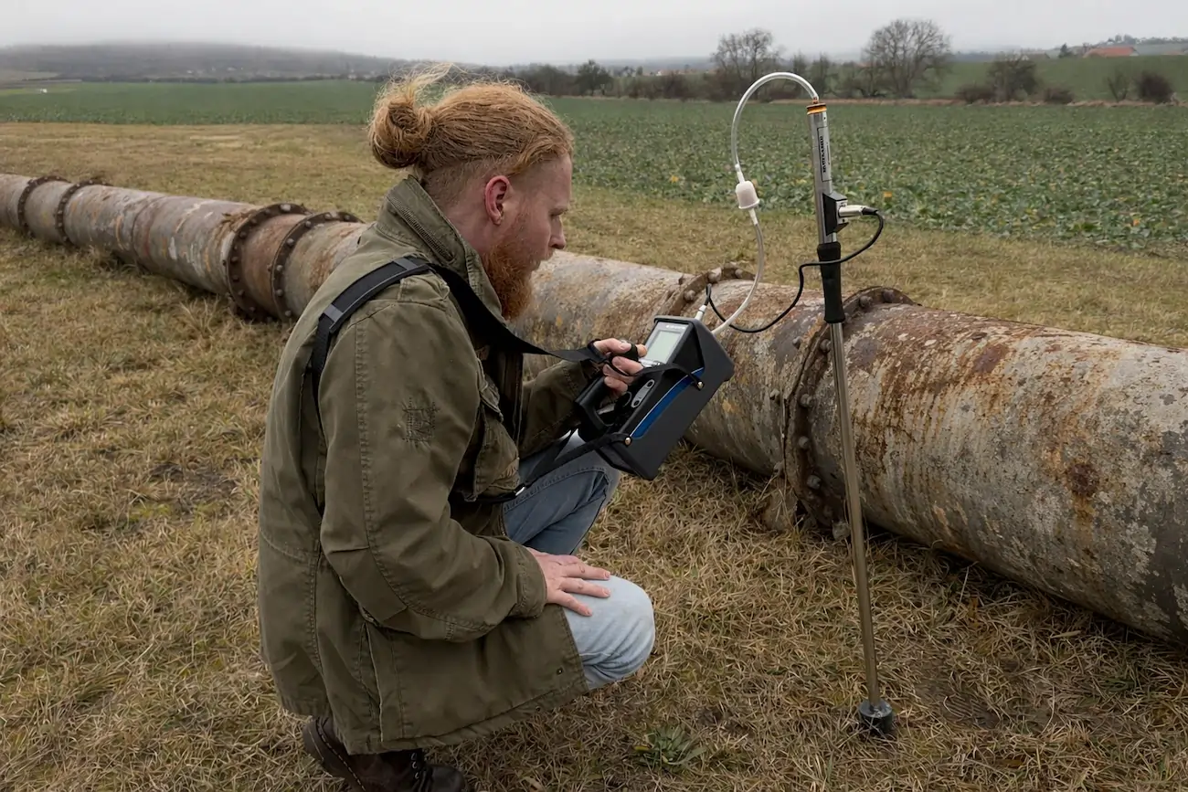Pipeline leakage tests with ECOPROBE 5