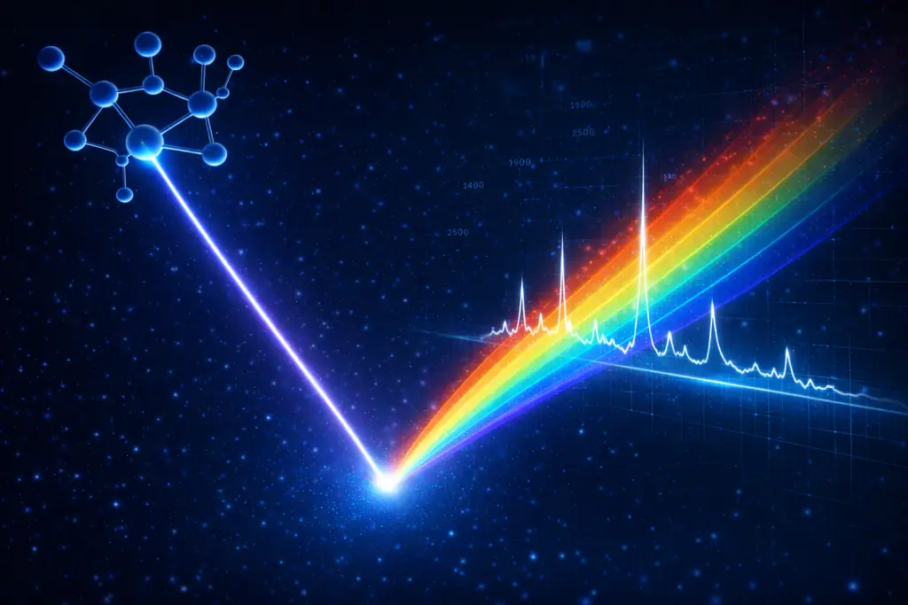 Raman spectroscopy - technology illustration